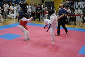06.12.2025. Kielce. Świętokrzyska Liga Karate Kyokushin Koronea Cup – edycja mikołajkowa / Fot. Maciej Makuła - Radio Kielce