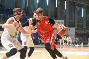 21.12.2025. Sosnowiec. Mecz II ligi koszykarzy Zagłębie Sosnowiec - AZS UJK Kielce / Fot. Facebook