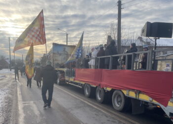 W Skarżysku orszak poprzedzał tir