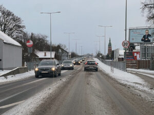 31.12.2025. Kielce. Zaśnieżone ulice / Fot. Wiktor Taszłow - Radio Kielce