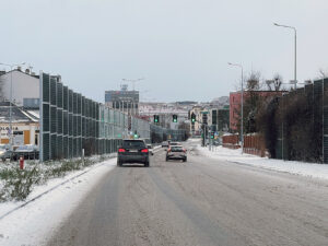 31.12.2025. Kielce. Zaśnieżone ulice / Fot. Wiktor Taszłow - Radio Kielce