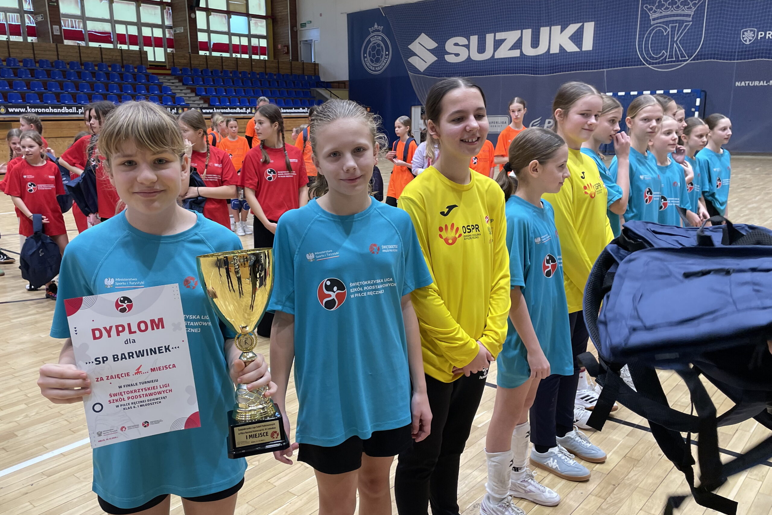 Truimf dziewcząt z Barwinka w Świętokrzyskiej Lidze Szkół Podstawowych