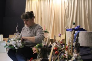 Elżbieta Wróbel z Muzeum Regionalnego w Pińczowie / Fot. Marta Gajda-Kruk - Radio Kielce