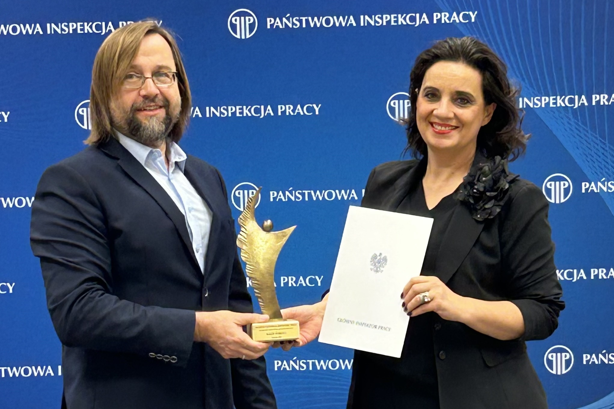 Magdalena Sitek nagrodzona przez Państwową Inspekcję Pracy