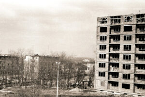 Historia kieleckich ulic. Krakowska Rogatka - Radio Kielce Kielce. Krakowska Rogatka. Lata 1960-1969. Aleja Legionów / fot. Andrzej Wyczałkowski