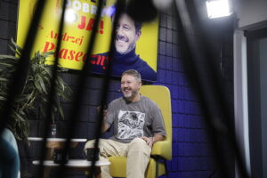 Audycja „Dzień Dobry, to Ja! Rozmowy inne niż wszystkie w Radiu Kielce” – Andrzej Piaseczny / Fot. Jarosław Kubalski - Radio Kielce