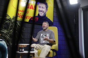 Audycja „Dzień Dobry, to Ja! Rozmowy inne niż wszystkie w Radiu Kielce” – Andrzej Piaseczny / Fot. Jarosław Kubalski - Radio Kielce