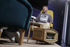 Audycja „Dzień Dobry, to Ja! Rozmowy inne niż wszystkie w Radiu Kielce” – Andrzej Piaseczny / Fot. Jarosław Kubalski - Radio Kielce
