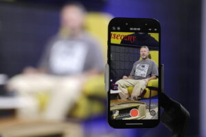 Audycja „Dzień Dobry, to Ja! Rozmowy inne niż wszystkie w Radiu Kielce” – Andrzej Piaseczny / Fot. Jarosław Kubalski - Radio Kielce