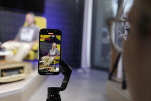 Audycja „Dzień Dobry, to Ja! Rozmowy inne niż wszystkie w Radiu Kielce” – Andrzej Piaseczny / Fot. Jarosław Kubalski - Radio Kielce