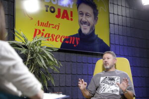 Audycja „Dzień Dobry, to Ja! Rozmowy inne niż wszystkie w Radiu Kielce” – Andrzej Piaseczny / Fot. Jarosław Kubalski - Radio Kielce