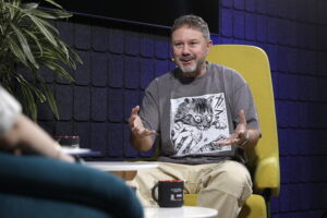 Audycja „Dzień Dobry, to Ja! Rozmowy inne niż wszystkie w Radiu Kielce” – Andrzej Piaseczny / Fot. Jarosław Kubalski - Radio Kielce