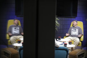 Audycja „Dzień Dobry, to Ja! Rozmowy inne niż wszystkie w Radiu Kielce” – Andrzej Piaseczny / Fot. Jarosław Kubalski - Radio Kielce