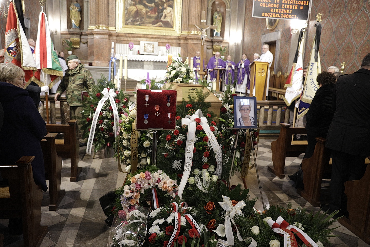 Kielce. Pogrzeb Stanisławy Gawlik „Nataszy”