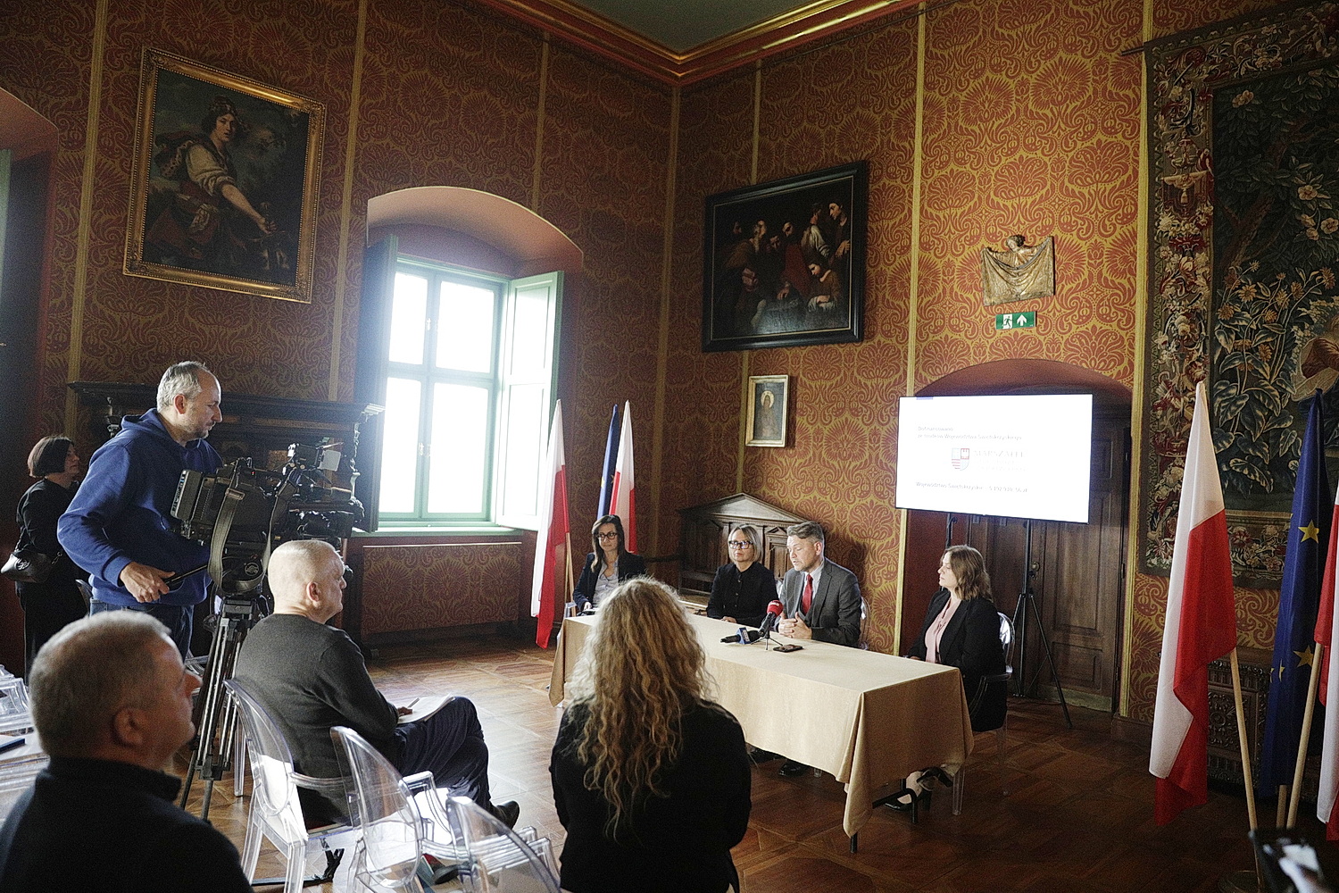 15.12.2025. Kielce. Dawny Pałac Biskupów Krakowskich. Konferencja / Fot. Jarosław Kubalski - Radio Kielce