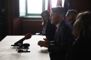 15.12.2025. Kielce. Dawny Pałac Biskupów Krakowskich. Konferencja / Fot. Jarosław Kubalski - Radio Kielce