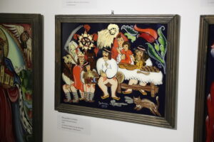 17.12.2025. Kielce. Wernisaż wystawy „Na szkle malowane. Cuda z Podhala” / Fot. Wiktor Taszłow - Radio Kielce