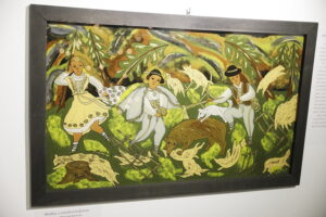 17.12.2025. Kielce. Wernisaż wystawy „Na szkle malowane. Cuda z Podhala” / Fot. Wiktor Taszłow - Radio Kielce