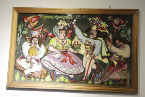 17.12.2025. Kielce. Wernisaż wystawy „Na szkle malowane. Cuda z Podhala” / Fot. Wiktor Taszłow - Radio Kielce