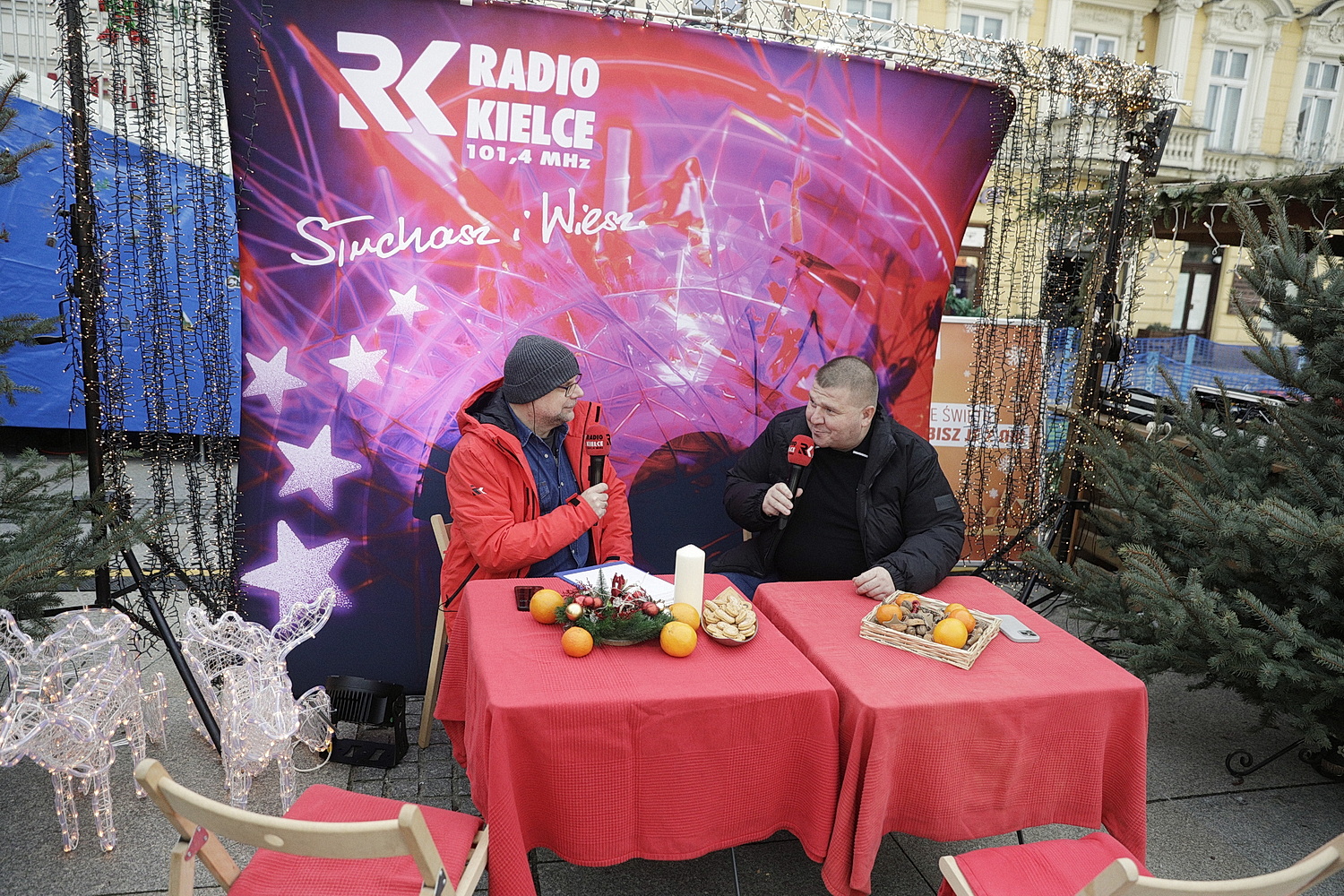 Kielce. Studio Radia Kielce na Rynku