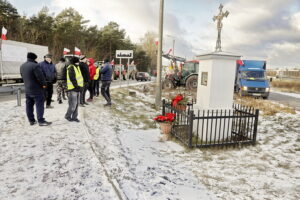 Cedzyna. Protest rolników - Radio Kielce