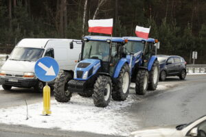 Cedzyna. Protest rolników - Radio Kielce