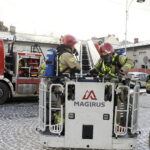 Kielce. Pożar poddasza w dawnym dworku Jarońskich przy ulicy Bodzentyńskiej