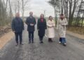 Zakończył się remont drogi powiatowej - Radio Kielce 03.12.2025. Małachów. Zakończenie prac przy remoncie drogi, / Fot. Anna Głąb - Radio Kielce