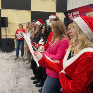 Studio GRAM Radia Kielce. Sesja nagraniowa pastorałki „Świąteczny czas”