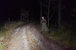 Nocny marsz śladem tajemnic - Radio Kielce 06.12.2025. Pękowiec. Nocny marsz / Fot. Krystian Szczeciński