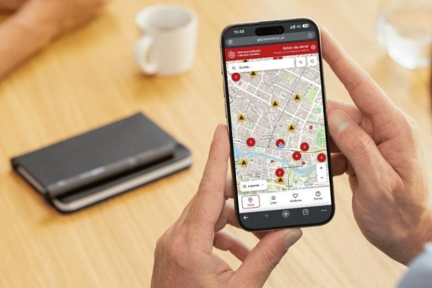Gdzie się ukryć? Aplikacja wskaże miejsce schronienia