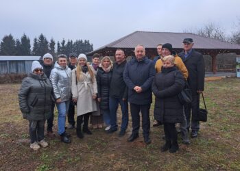 02.12.2025. Ostrowiec Świętokrzyski. Konferencja ws. dotacji dla Rodzinnych Ogrodów Działkowych / Fot. Anna Głąb - Radio Kielce