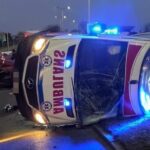 01.12.2025. Ostrowiec Świętokrzyski. Wypadek / Fot. KPP Ostrowiec