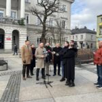 03.12.2025. Kielce. Konferencja radnych Koalicji Obywatelskiej / Fot. Konrad Chruściel - Radio Kielce