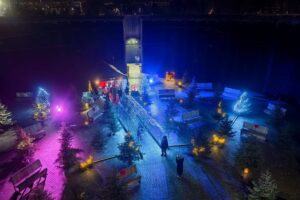 Świąteczne miasteczko w sercu tężni - Radio Kielce Busko-Zdrój. Tężnia solankowa / Fot. Tężnia Busko-Zdrój - Facebook