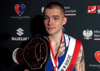 Na zdjęciu: Wiktor Skiba - Ring Busko-Zdrój / Fot. Polski Związek Bokserski