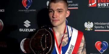 Na zdjęciu: Wiktor Skiba - Ring Busko-Zdrój / Fot. Polski Związek Bokserski