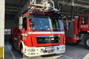 19.12.2025. Końskie. Otwarcie nowej siedziby komendy powiatowej straży pożarnej / Fot. Marcin Marszałek - Radio Kielce