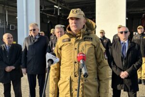 19.12.2025. Końskie. Otwarcie nowej siedziby komendy powiatowej straży pożarnej / Fot. Marcin Marszałek - Radio Kielce