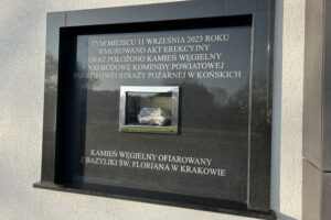 19.12.2025. Końskie. Otwarcie nowej siedziby komendy powiatowej straży pożarnej / Fot. Marcin Marszałek - Radio Kielce