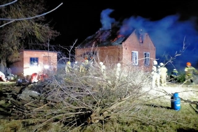 Tragiczny pożar w powiecie opatowskim - Radio Kielce