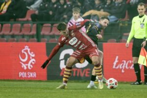 Korona Kielce nie zagra w ćwierćfinale Pucharu Polski - Radio Kielce 04.12.2025. Chojnice. Meczu 1/8 finału piłkarskiego Pucharu Polski Chojniczanka Chojnice - Korona Kielce / Fot. PAP/Marcin Gadomski