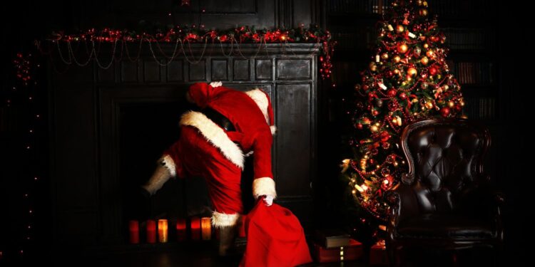 Jedzie do nas święty i rozdaje prezenty