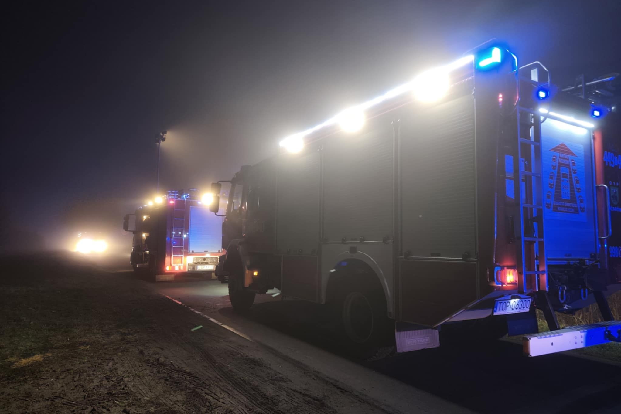 Pożar domu mieszkalnego. W akcji cztery zastępy straży