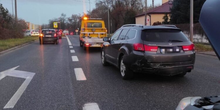 04.12.2025. Kielce. Wypadek / Fot. policja