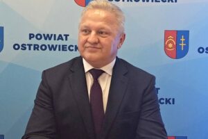 08.12.2025. Ostrowiec Świętokrzyski. Konferencja nt. powołania nowego dyrektora szpitala, Na zdjęciu Tomasz Boroński / Fot. Anna Głąb - Radio Kielce