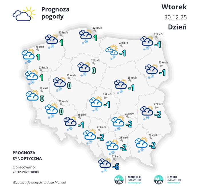 „Szklanka" na drogach i chodnikach. Synoptycy ostrzegają - Radio Kielce