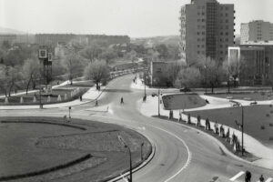 Kielce. Rondo Jerzego Giedroycia. Lata 1965-1970 / źródło: facebook.com/kieleckieinwestycje
