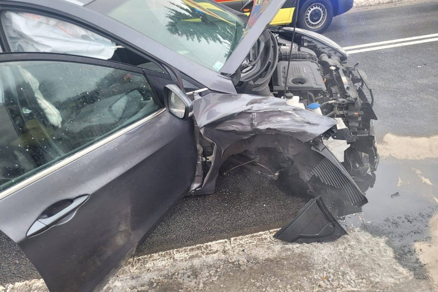 15.01.2026. Andruszkowice. Wypadek / Fot. policja