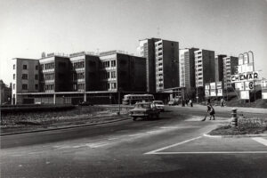 Kielce. Rondo Gustawa Herlinga-Grudzińskiego. Lata 1972-1982 / źródło: facebook.com/kieleckieinwestycje